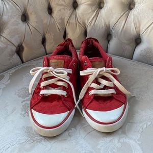 Coach Barrett Red Sneakers